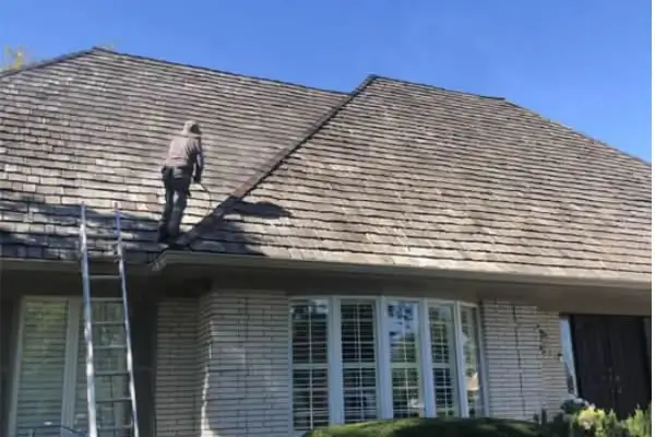 Cleaning Cedar Roof in Illinois